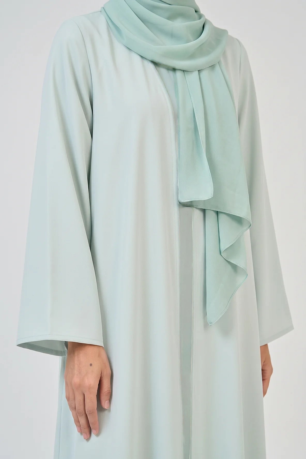 Mint Whisper Essential Abaya