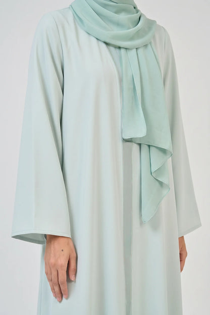 Mint Whisper Essential Abaya