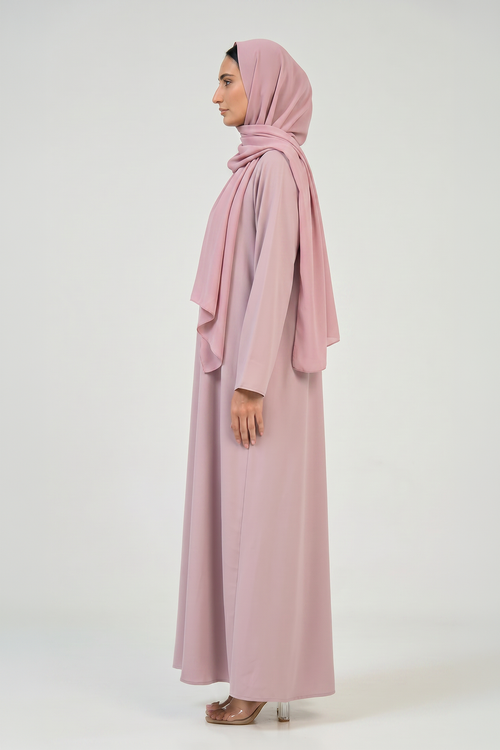 Blush Pearl Essential Abaya – hover image
