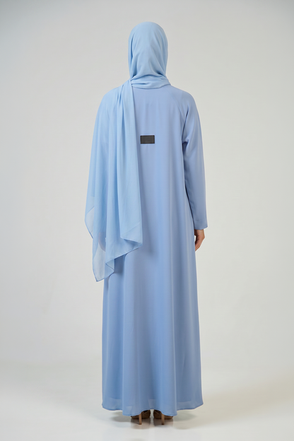 Sky Blue Essential Abaya