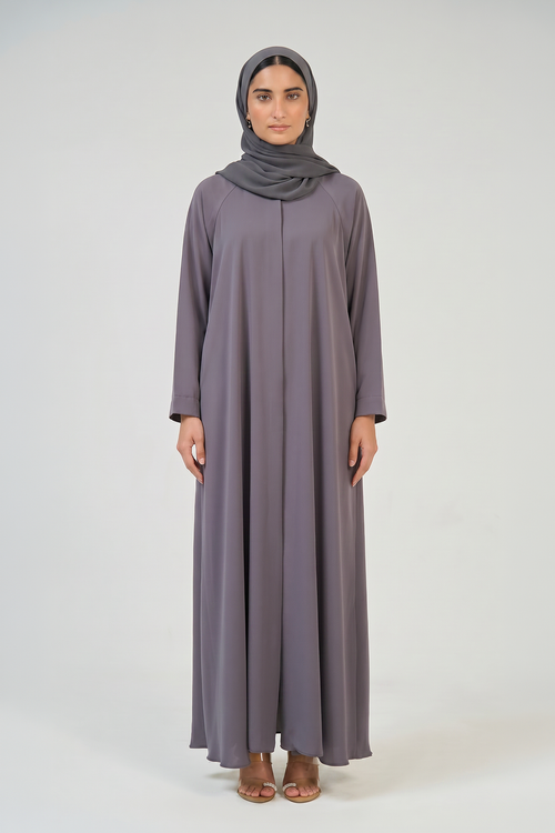 Smoky Lavender Essential Abaya