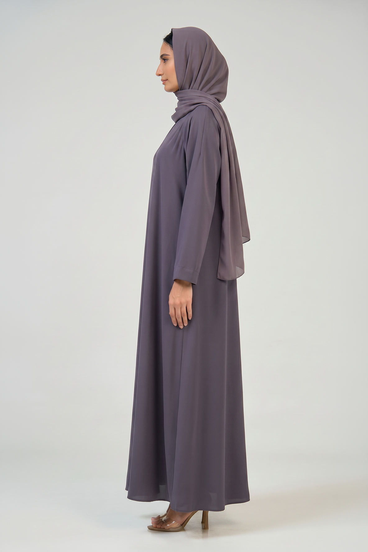 Smoky Lavender Essential Abaya