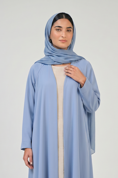 Sky Blue Essential Abaya