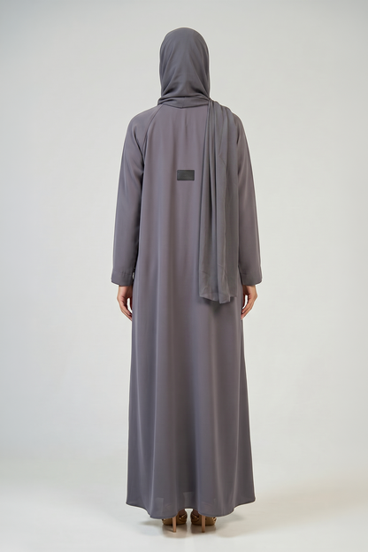 Smoky Lavender Essential Abaya