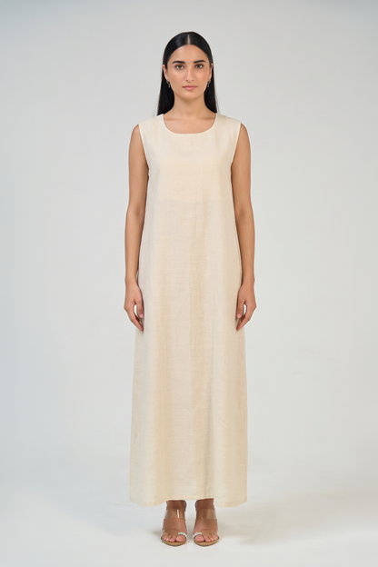 Ivory Linen Inner Dress