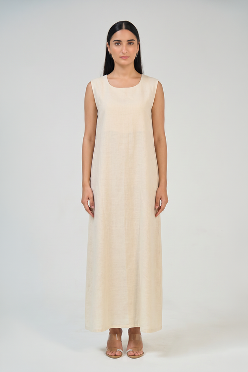 Ivory Linen Inner Dress