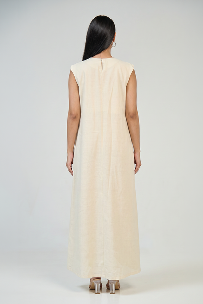Ivory Linen Inner Dress