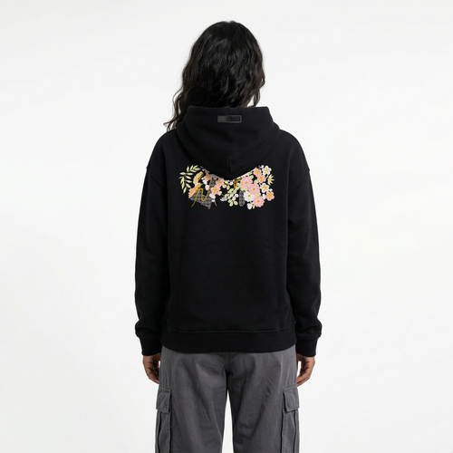 Romantic Floral Garland - Embroidery - Hoodie – hover image