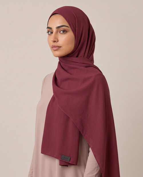 Premium Scarf - Burgundy