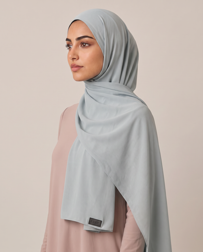 Premium scarf in Light Grey - view 1