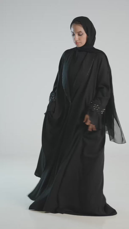 Pearl Cuff Abaya