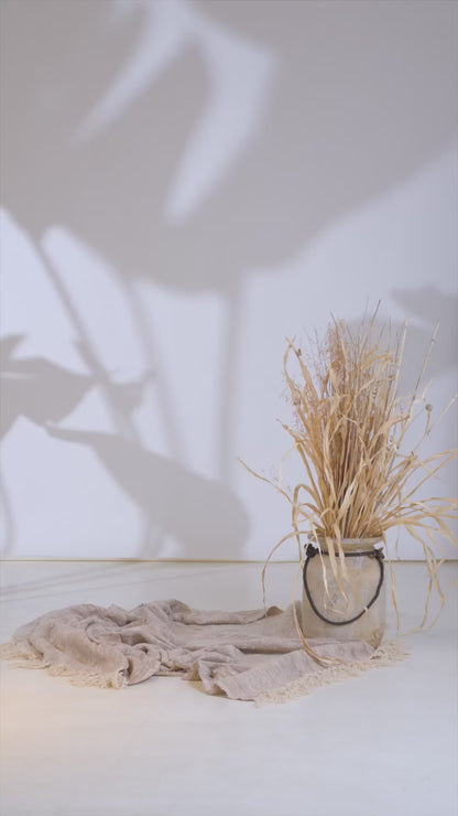 عباية أوشن بريز مطرزة باللون الأزرق