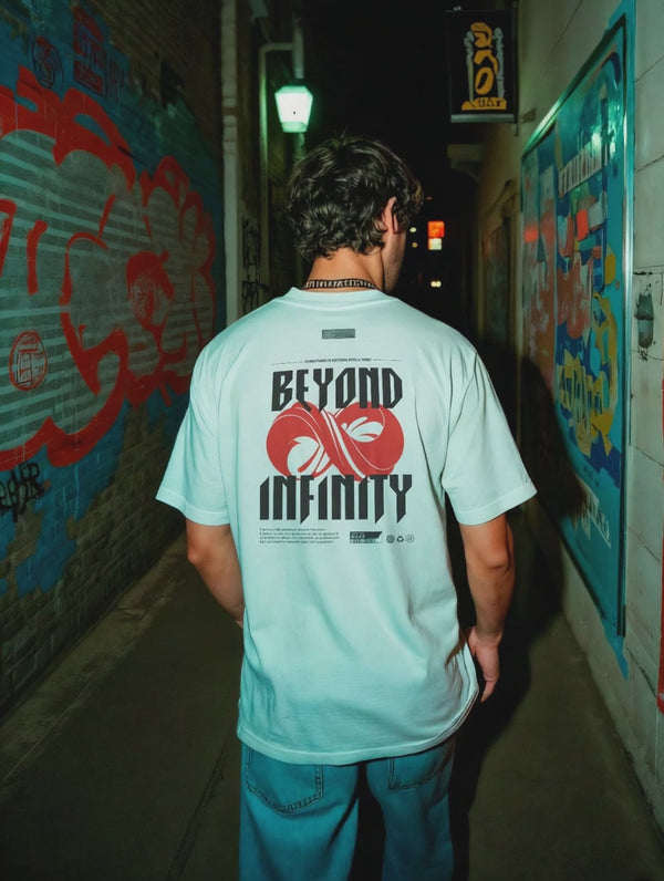 Beyond Infinity - Digital Print Design - Oversized T-Shirt – hover image