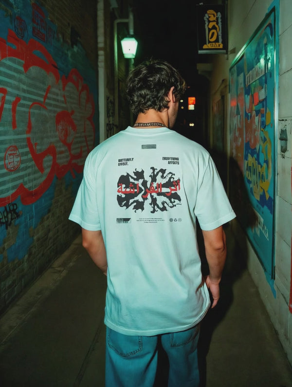 Butterfly Effect - Digital Print Design - Oversized T-Shirt – hover image