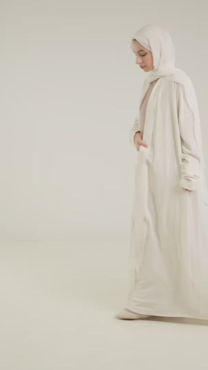 Classic White Abaya