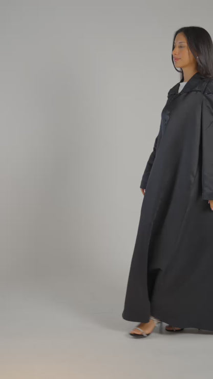Raven Silk Abaya
