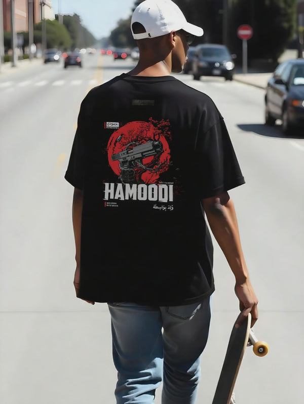 Hamoodi - Digital Print Design - Oversized T-Shirt – hover image