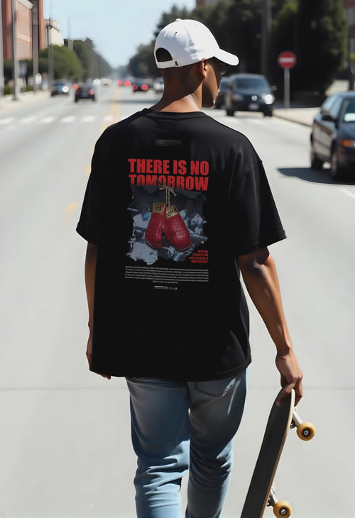There Is No Tomorrow - Digital Print Design - Oversized T-Shirt – hover image