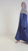 Glossy Navy Jacquard