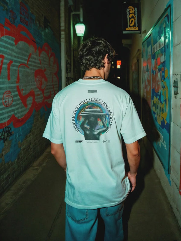 Experience Will Make You Stronger - Digital Print Design - Oversized T-Shirt – hover image