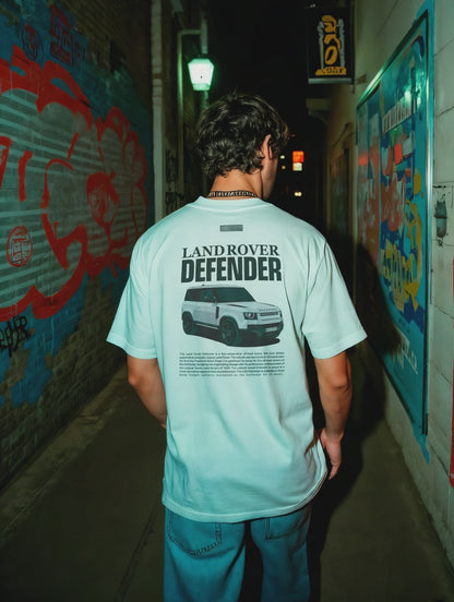 Land Rover Defender - Digital Print Design - Oversized T-Shirt