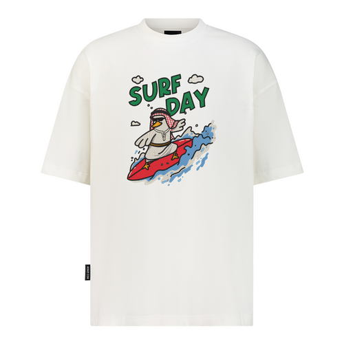 Surf Day - Embroidery - Oversized T-Shirt
